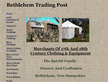 Tablet Screenshot of bethlehemtradingpost.com